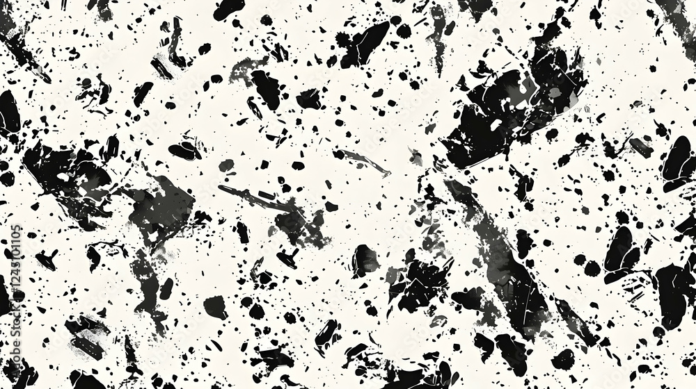 custom made wallpaper toronto digitalAbstract black and white splatter paint texture, ideal for creative backgrounds and designs