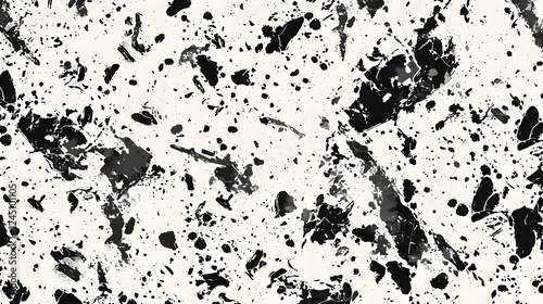 Wallpaper Mural Abstract black and white splatter paint texture, ideal for creative backgrounds and designs Torontodigital.ca