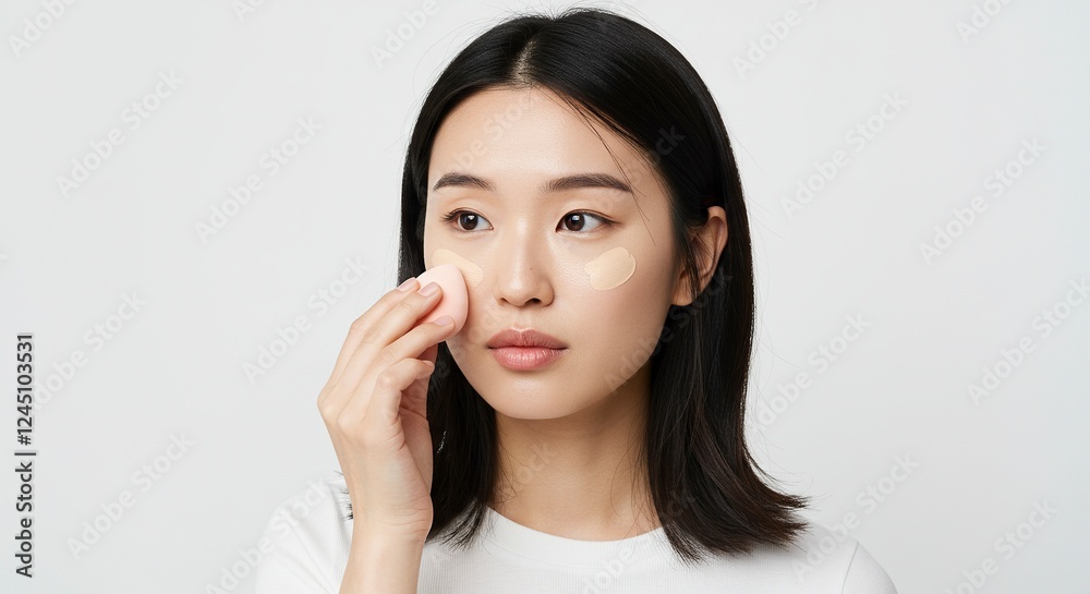 Applying Makeup Foundation with a Sponge Beauty Tutorial Applying Makeup Foundation with a Sponge Beauty Tutorial