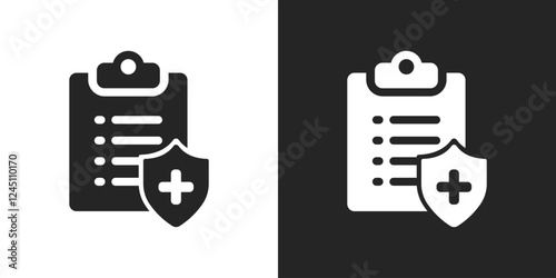 Health prescription notepad icon vector design