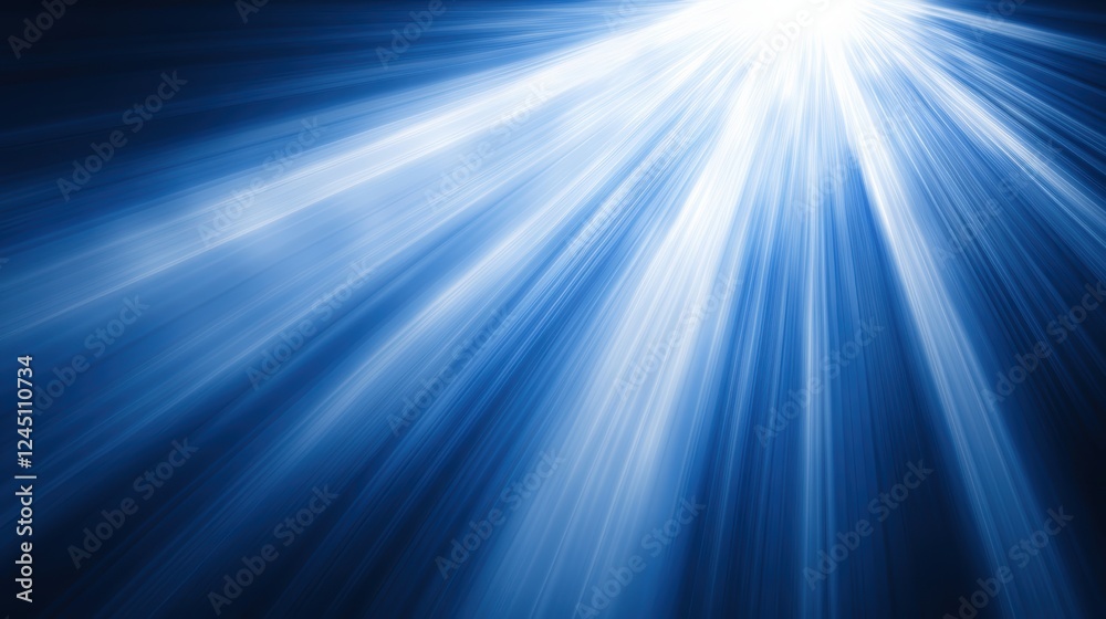 A serene blue background with radiant beams of light, creating a sense of depth and tranquility. A serene blue background with radiant beams of light, creating a sense of depth and tranquility.