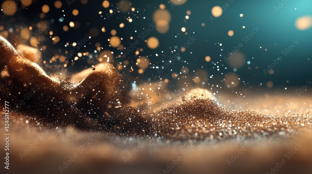 Obraz premium Close up of a pile of sand with textured surface and natural patterns in a sunlit environment