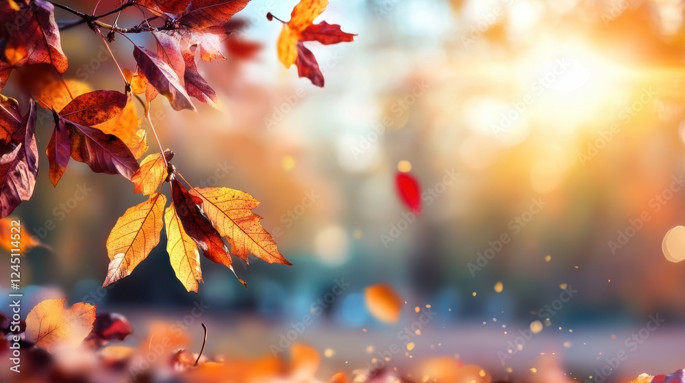 High definition autumn leaves wallpaper background with vibrant colors and intricate details High definition autumn leaves wallpaper background with vibrant colors and intricate details
