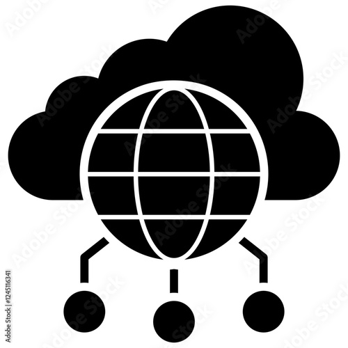 Cloud Networking Icon