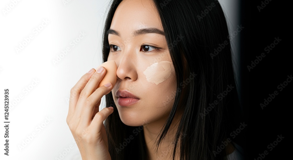 Applying Makeup with a Beauty Blender Sponge Applying Makeup with a Beauty Blender Sponge