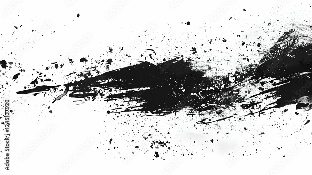 Abstract black ink splash on white background, showcasing dynamic movement and artistic expression (1) Abstract black ink splash on white background, showcasing dynamic movement and artistic expression (1)
