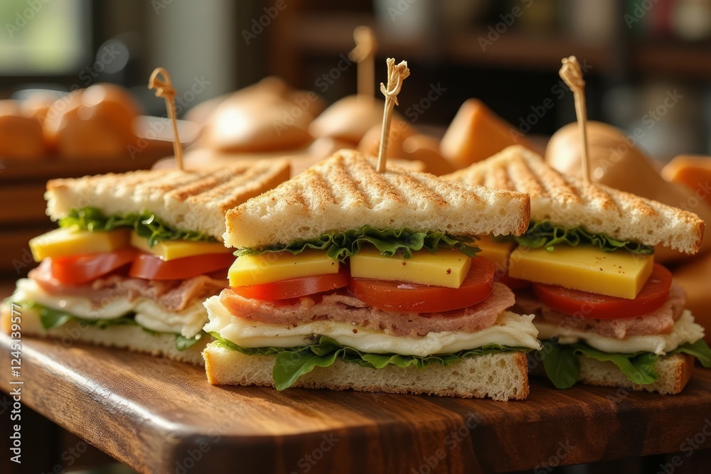 Delicious Grilled Sandwiches With Cheese And Tomato Delicious Grilled Sandwiches With Cheese And Tomato