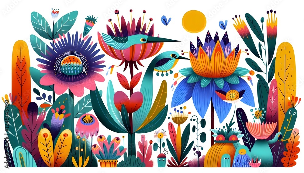 Obraz premium Jardines Encantados