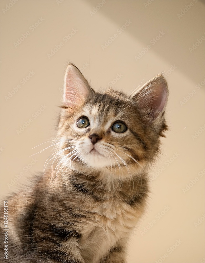ふわふわの子猫とクリーム色の調和が生み出す春の癒しの空間
ふわふわの子猫とクリーム色の調和が生み出す春の癒しの空間