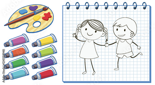 Creative Kids Drawing and Painting Fun