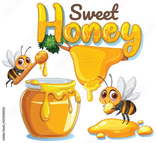 Sweet Honey and Busy Bees