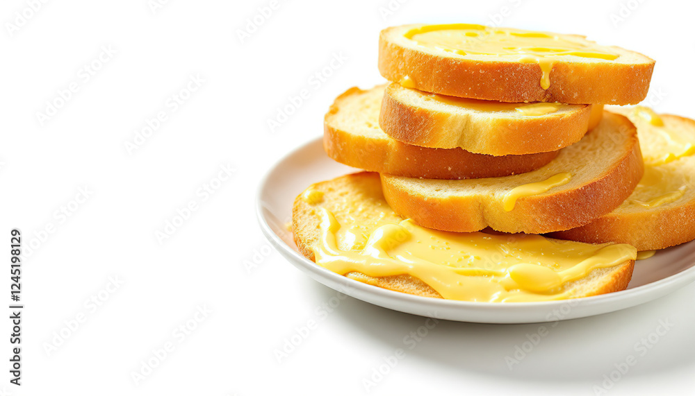 Delicious Buttery Toast Slices for Breakfast Delicious Buttery Toast Slices for Breakfast