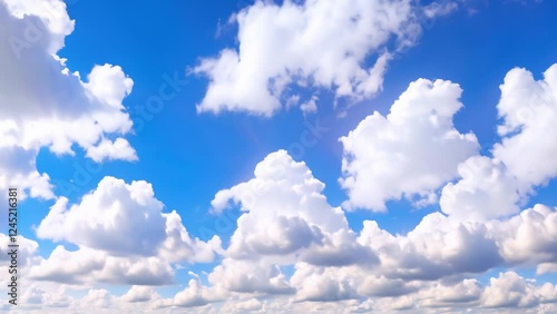 blue sky with clouds