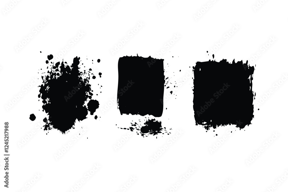 Expressive Vector Brush Strokes & Ink Splatter Collection Expressive Vector Brush Strokes & Ink Splatter Collection