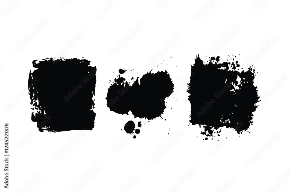 Expressive Vector Brush Strokes & Ink Splatter Collection Expressive Vector Brush Strokes & Ink Splatter Collection