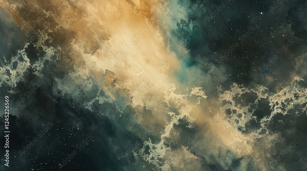 Obraz premium Abstract_watercolor_Sky_background