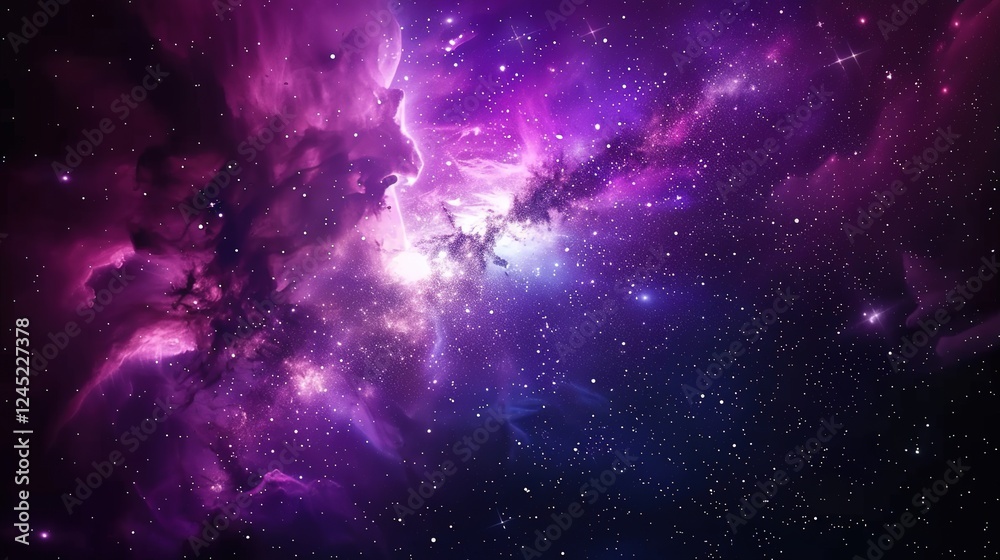 Fototapeta premium Abstract_watercolor_Sky_background