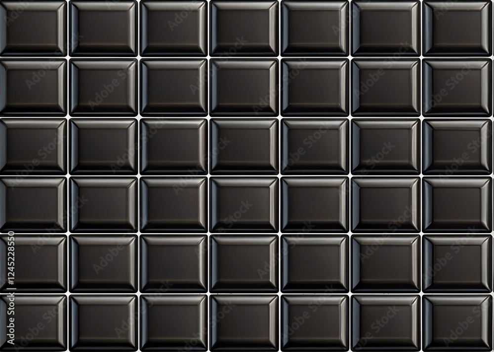 Naklejka premium black ceramic tile seamless pattern