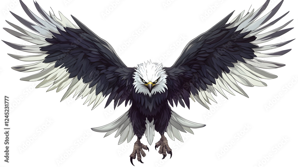 Obraz premium Majestic Eagle in Flight