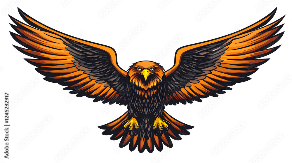 Obraz premium Majestic Eagle in Flight