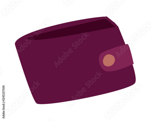 Classic Maroon Wallet Icon