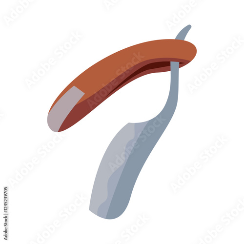 Traditional Straight Razor Icon