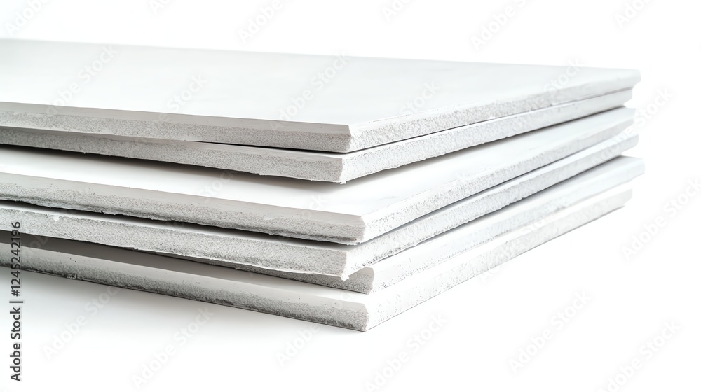Stack of white papers on a clean surface, ideal for background and mockup designs. Stack of white papers on a clean surface, ideal for background and mockup designs.