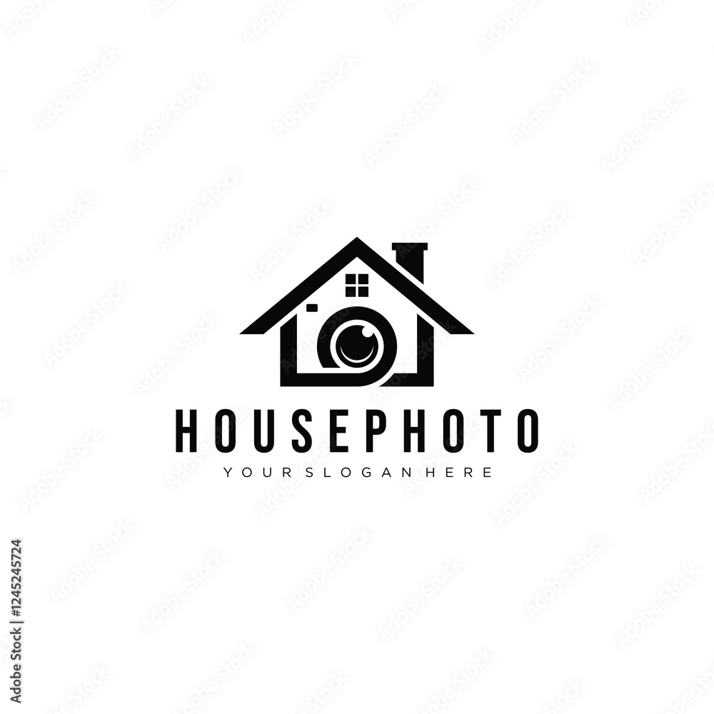 Logo House Photo Vector Design Logo House Photo Vector Design