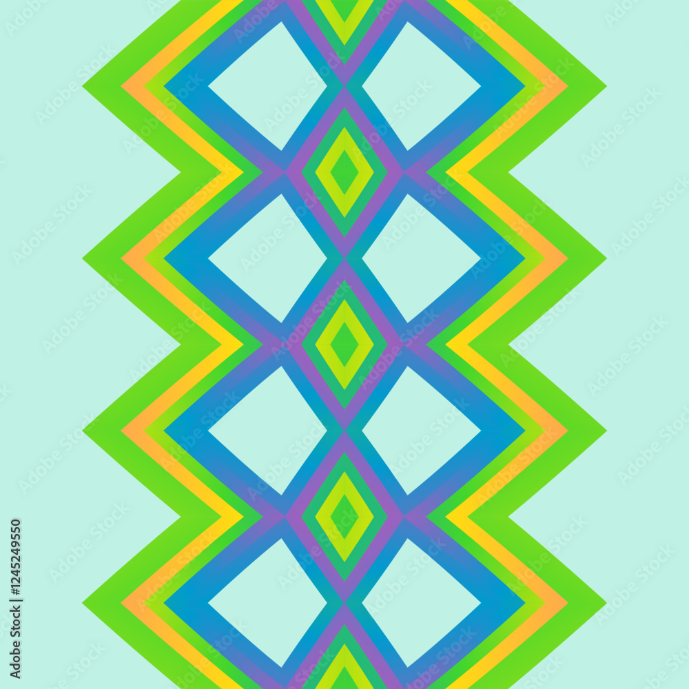 square pattern Traditional Indonesian batik for decorating tile designs, walls, floors and commercial textile products	