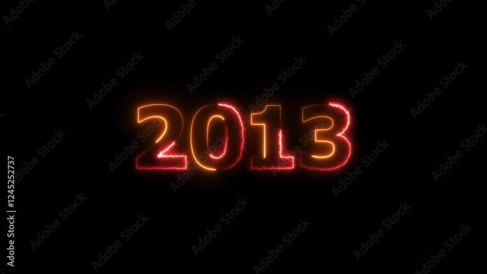 Neon countdown 2013 Sal number icon text background 4k animation. Neon countdown 2013 Sal number icon text background 4k animation.