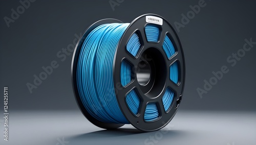 A single 3d printer filament spool photo