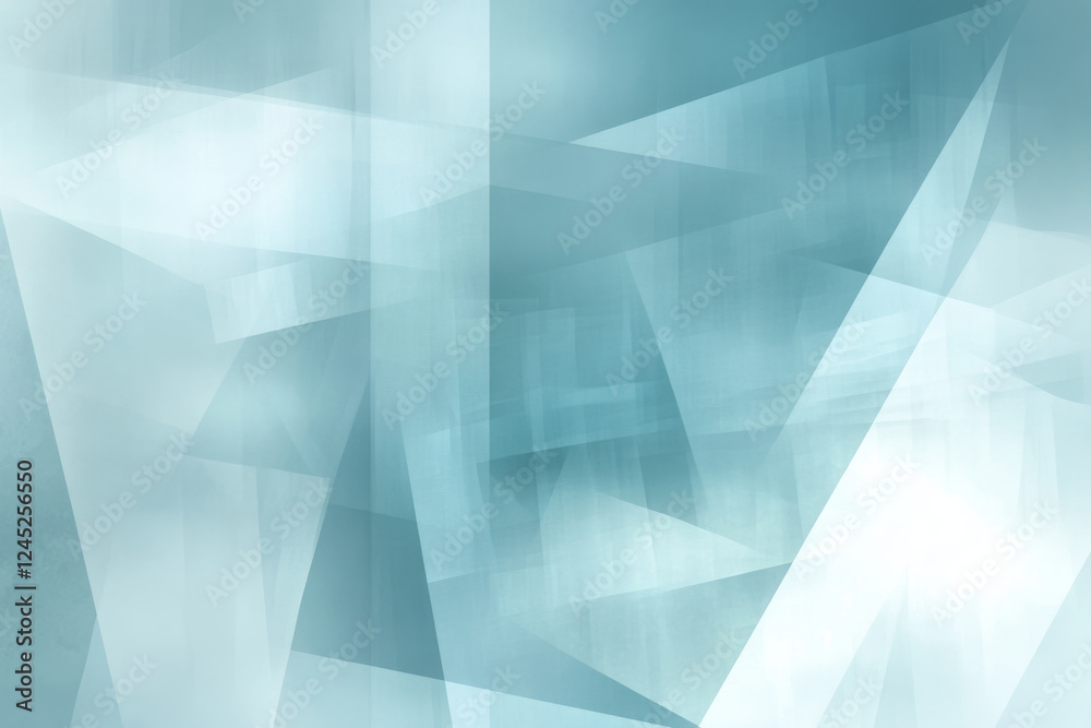 Abstract geometric shapes in soft blue tones Abstract geometric shapes in soft blue tones