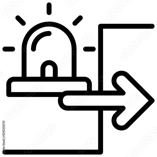 Emergency Exit Icon