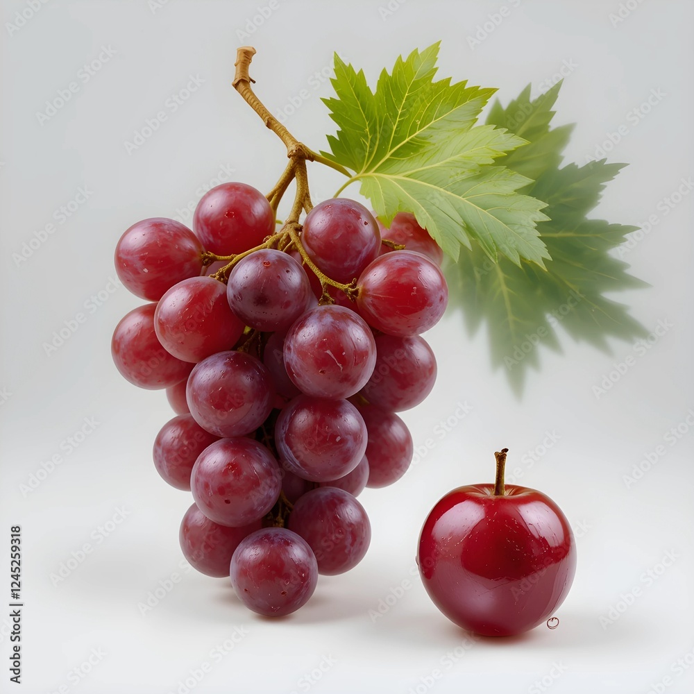 Nature's Bounty A Cluster of Luscious red Grapes Nature's Bounty A Cluster of Luscious red Grapes