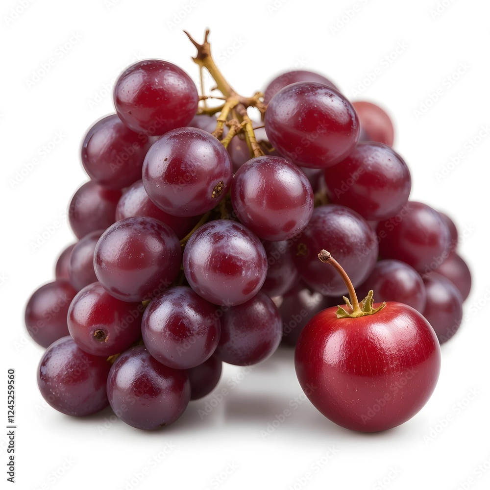 Nature's Bounty A Cluster of Luscious red Grapes Nature's Bounty A Cluster of Luscious red Grapes