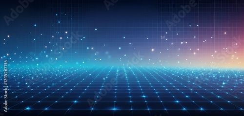 Blue background image, future, light, banner texture