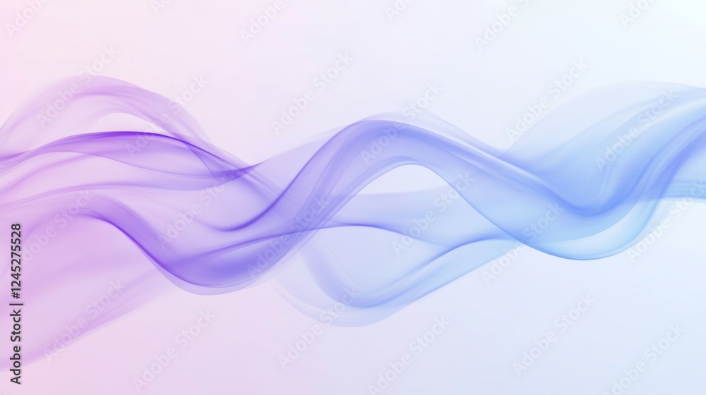 Fototapeta premium Abstract Flowing Waves - A Stunning Gradient Design