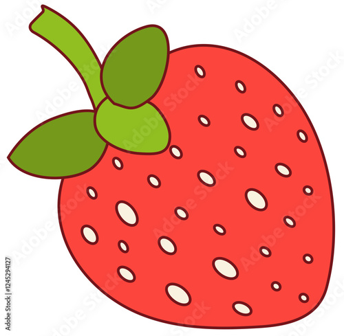 strawberry vector illustration