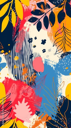 Traditional rabbit laurel lacquer ware illustration poster background
