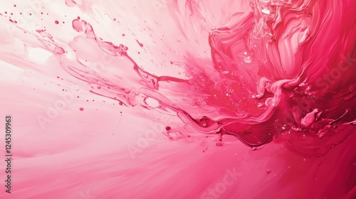 A bright and vivid pink gradient background that shifts from light rose to hot pink, creating an energetic and eye-catching canvas