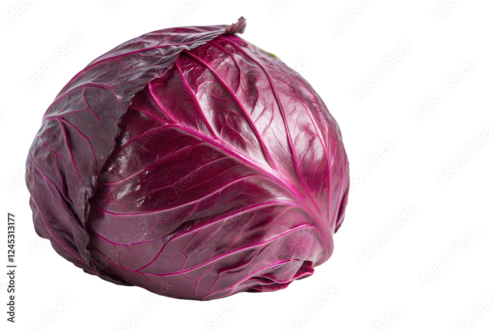 Red Cabbage on Black Background Red Cabbage on Black Background