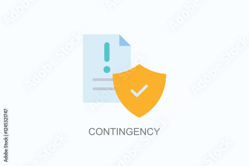 Contingency Icon Or Logo Isolated Illustration