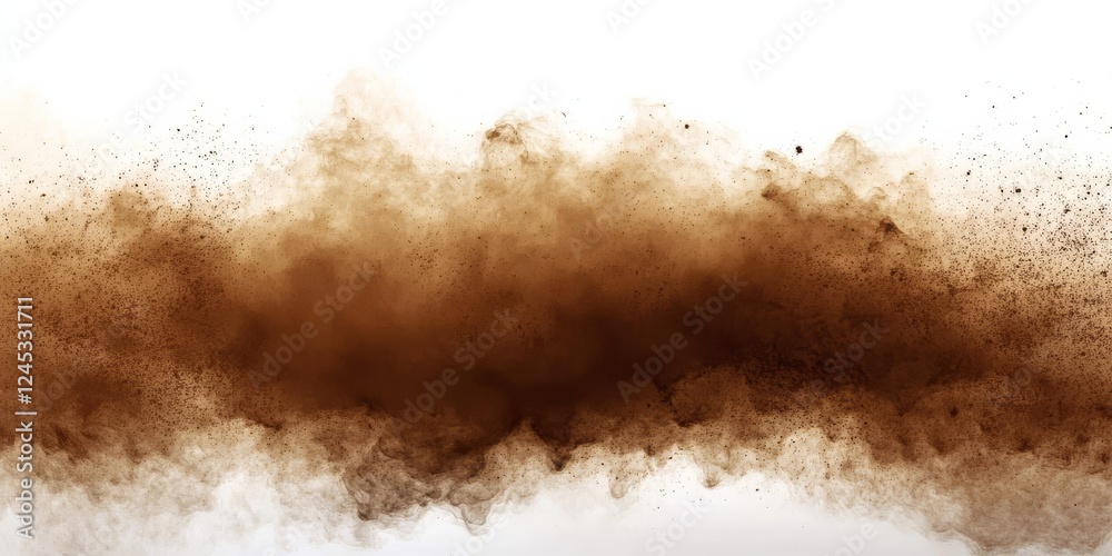 Artistic splash painting featuring shades of brown on a clean canvas. Artistic splash painting featuring shades of brown on a clean canvas.