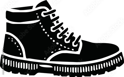 Silhoutte Shoes Hight Vector Image And Illustration