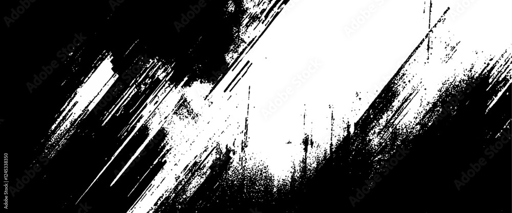 Vector brush grunge texture.