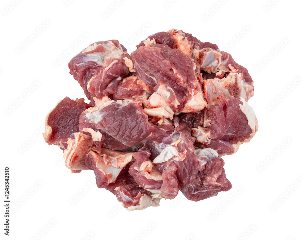 Raw beef meat isolated on transparent background Raw beef meat isolated on transparent background