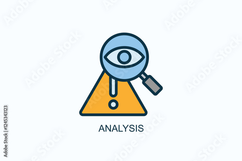 Analysis Icon Or Logo Isolated Illustration