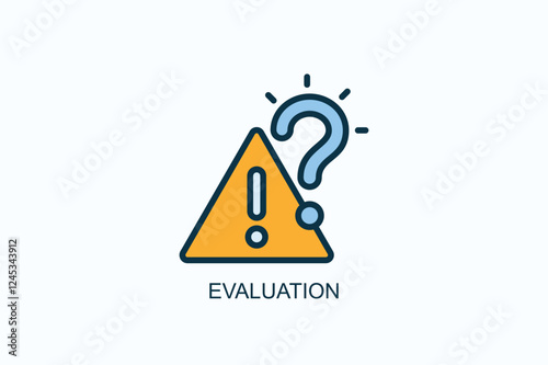 Evaluation Icon Or Logo Isolated Illustration