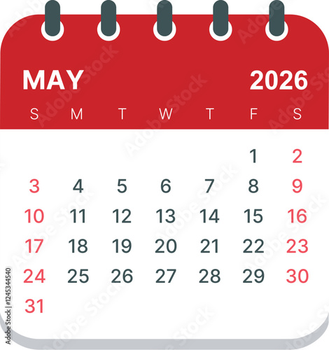 2026 calender-May
