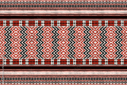 Ethnic geometric pattern, seamless pattern of the Navajo tribe. Native American ethnic. Seamless vector pattern ethnic, seamless Mexican rug, woven carpet. Folk embroidery, Bohemian, Aztec style.